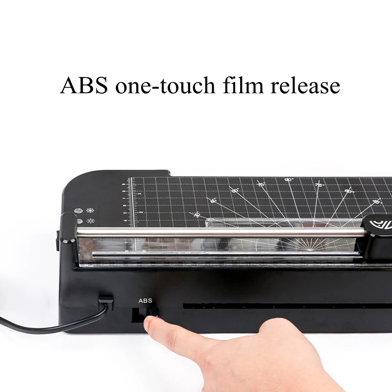 Small Plastic Sealing Machine Home Laminator Photo Film Laminating Straight Ruler Paper Cutter all-in-one A4 laminator FN336