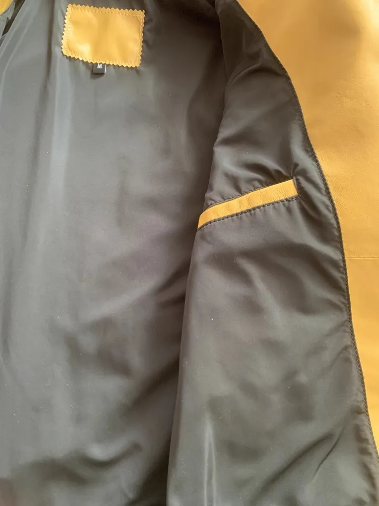 Moda uomo zenzero primavera autunno giacca in vera pelle cappotto colletto couverture cerniera pelle di pecora naturale capispalla casual giovanile