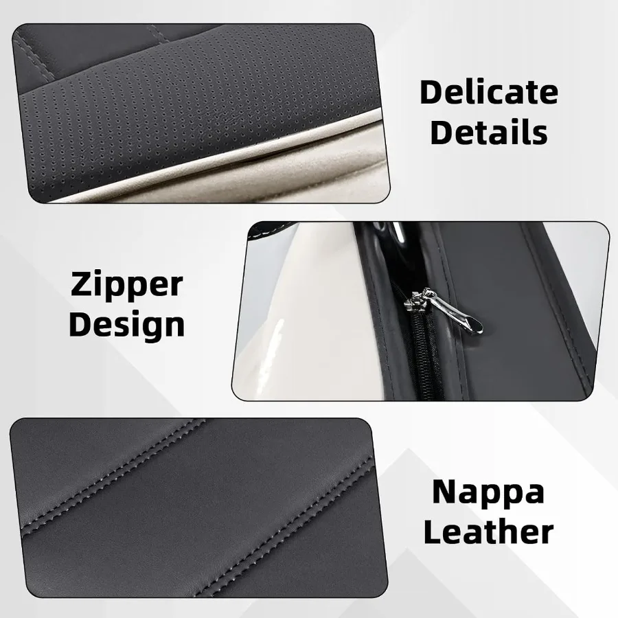 غطاء مقعد السيارة مناسب لسيارة Jeep Renegade 20152023 وسادة هوائية متوافقة غير قابلة للانزلاق غطاء مقعد مقاوم للماء واقي مقعد السيارة قسط Interi #5