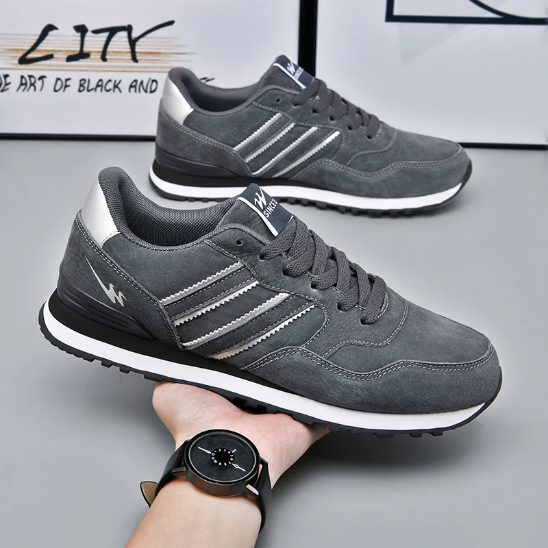 

Мужские ретро-кроссовки в стиле Форреста Гампа, модные и универсальные спортивные повседневные кроссовки для мужчин, стильные уличные кроссовки для скейтбординга.