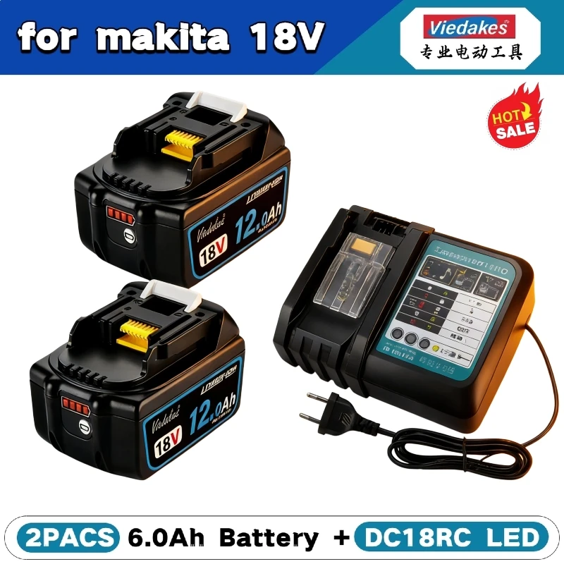 

Original for makita 18V Battery BL1840 BL1830B BL1850B BL1850 BL1860 BL1815 Replacement Lithium Battery