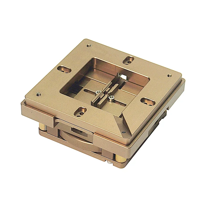 Imagem -02 - Estação de Reballing Bga de Alumínio Universal 80 mm 90 mm Ímã Ajuste Automático Suporte de Estêncil Bga Dispositivo de Suporte Chips Retangle