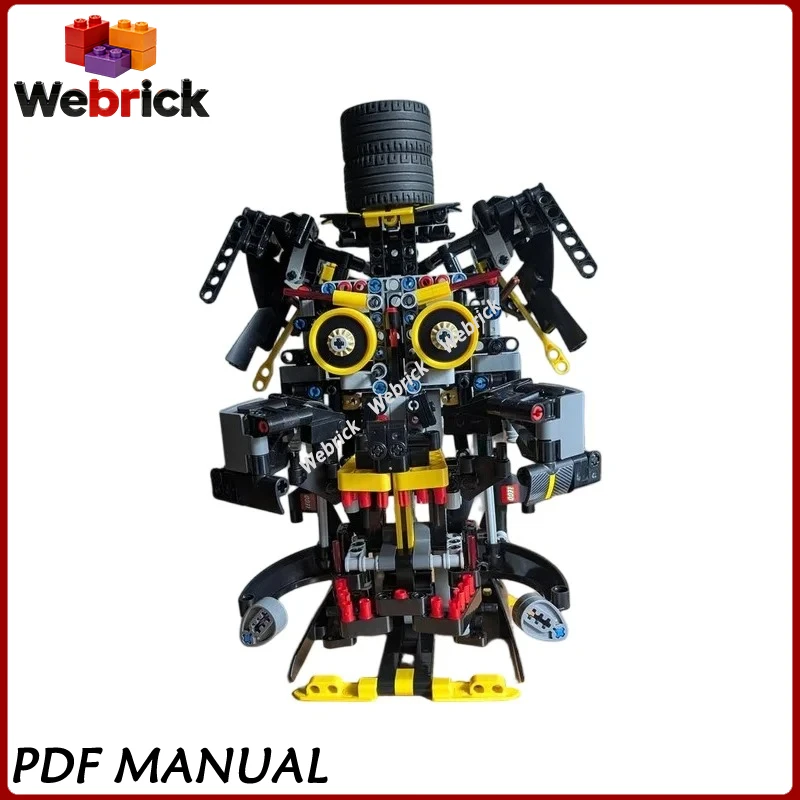

Animatronic MOC Building Blocks, Electronic Movable Model Kit, DIY Assembly Toy for Animatronic Fans and Showcase 747PCS