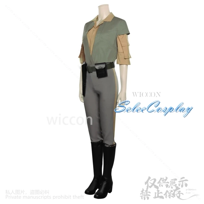 Leia Anime Movie Princess Cosplay Fantasy Space Battle Costume Disguise Adult Halloween Roleplay Party Outfits Uniform Cos Pants