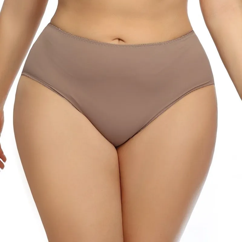 Beauwear 2020 Neue Große Größe frauen Nahtlose Höschen mit Spandex Feste Ultra-dünne Eis Seide Plus Größe Slip große Unterwäsche