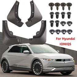 For Hyundai IONIQ5 Splash Guards mudguards fenders mudflaps mud flaps guards front rear plastic wheel protector 2021 2022 2023
