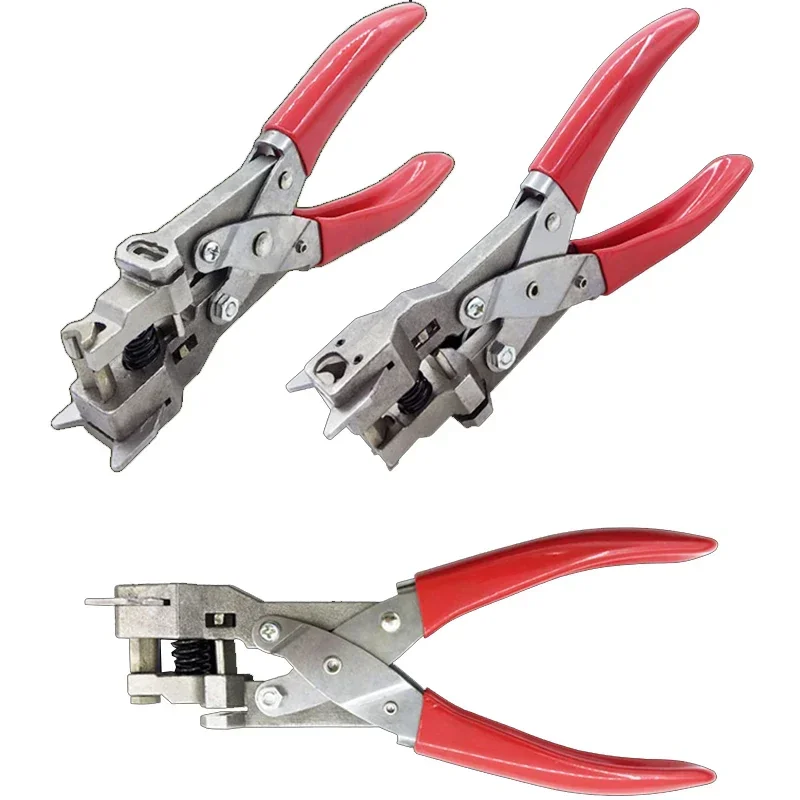 

Portable PVC ID Card Punching Pliers r5 Chamfer 5mm Round Hole/3mm Flat Hole Card Handheld Punching And Binding Tool