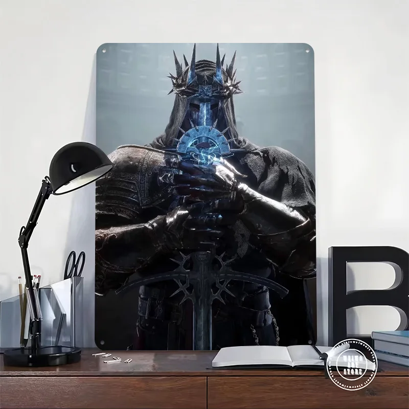 The Lords of the Fallen Game Printed Poster Customized Retro Wall Art Vintage Metal Tin Signs for Gaming Room Decoration Garage