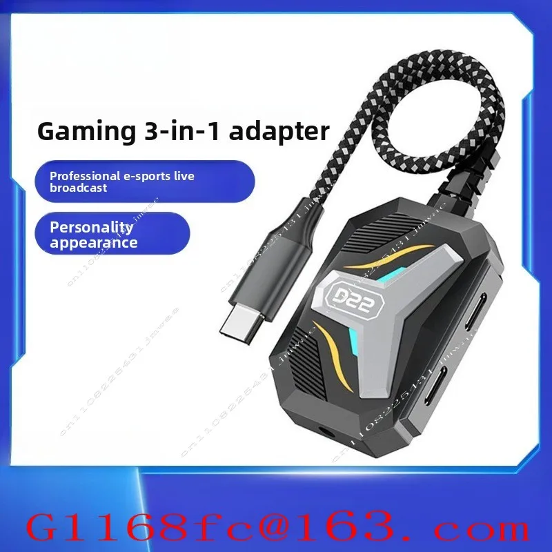 PD27W Adapter Cable, Audio Calling, Listening To Songs, 3-in-1 Converter, Fast Charging