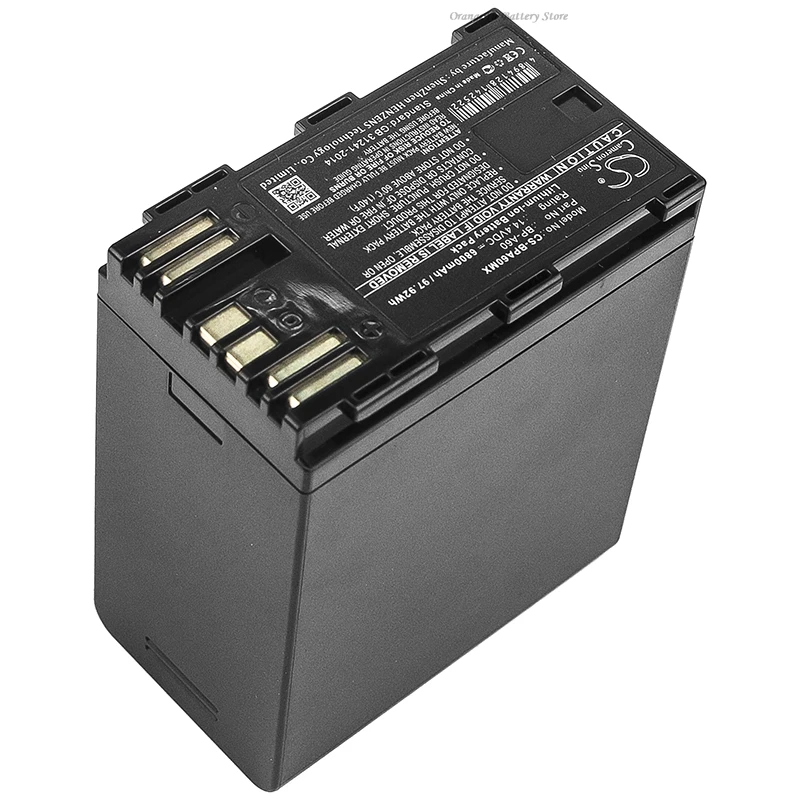 Image of 100% NEU 14,4V 5200mAh/6800mAh Ersatzakku BP-A60 für Canon CA-CP200L EOS C70 EOS C80 EOS C200 EOS C400 XF605 XF705