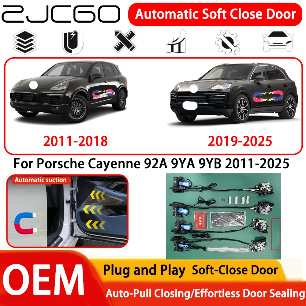 

for Porsche Cayenne 92A 9YA 9YB 2011-2025 OEM Plug and Play Automatic Electric Soft Close Door Comfort Closing System