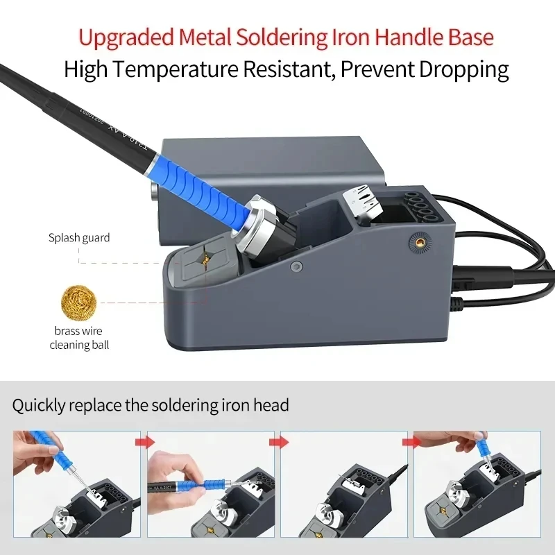 AIXUN T3A T3B Intelligent Soldering Station Welding T115/T210/T245 /T12 Rework Station T3AS T3BS for PCB BGA Soldering Tools