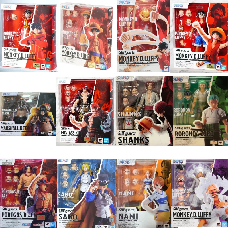 

Bandai SHF S.H.Figuarts One Piece LUFFY ROMANCE DAWN Gum-Gum OPTION PARTS SET Figure Finished Model Anime Action Toys Gifts