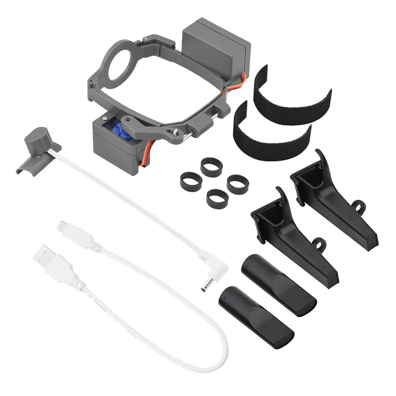Air Thrower Drone Delivery System for DJI Mini 2 Pro Plastic Quick Release Dropper with USB Charging and Height Extender Gear