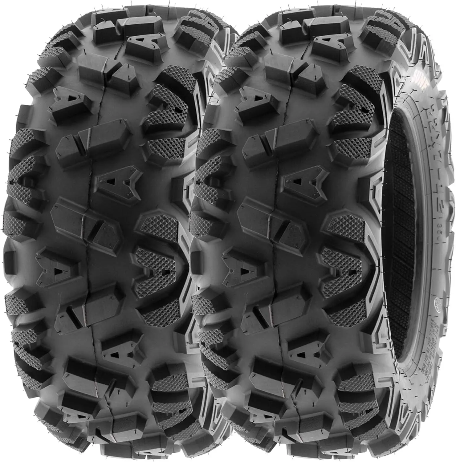 24x8-11 25x10-12 All Terrain Tires ATV UTV 6 PR POWER I A033 - BUNDLE