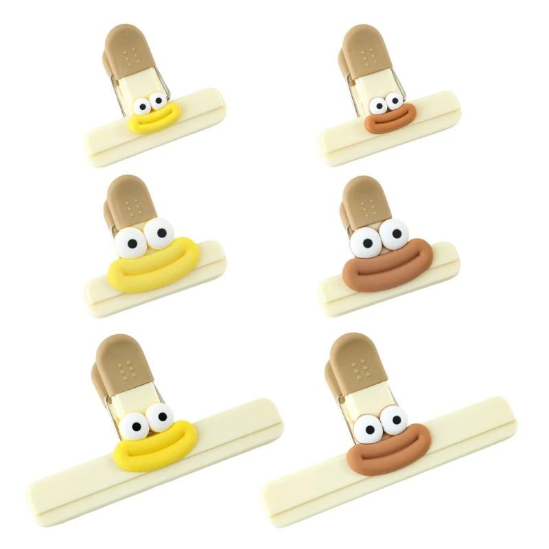 

10 Pieces Plastic Bag Seal Clips for Home Use Practical Snacks Organization Tool