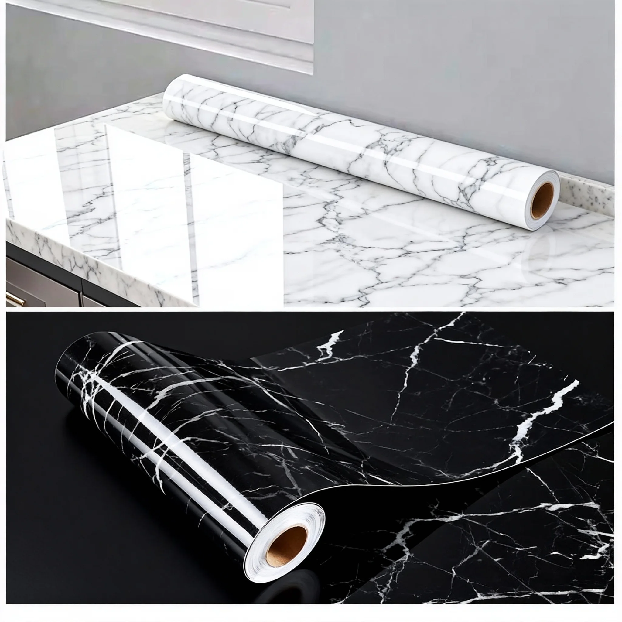 

40 см мраморные виниловые самоклеящиеся обои водостойкая контактная бумага ПВХ наклейки на стену для кухни, гостиной, дома декоративная пленка