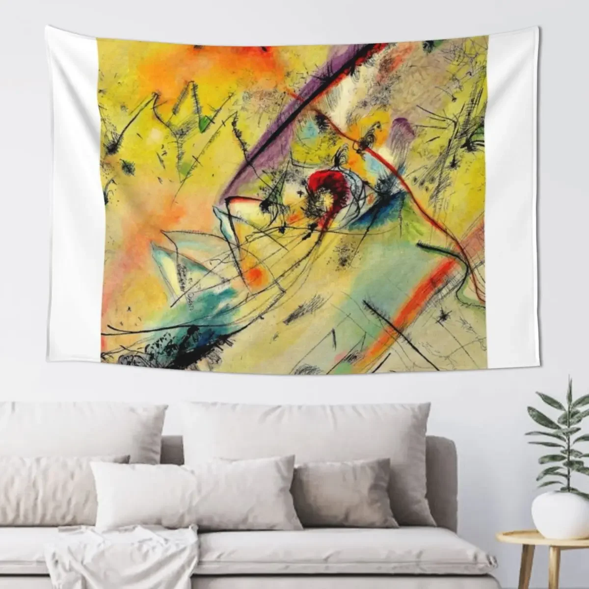 

Kandinsky Art Prints Wassily Kandinsky Vintage Prints Tapestry Aesthetic Room Decorations Bedroom Decor Tapestry