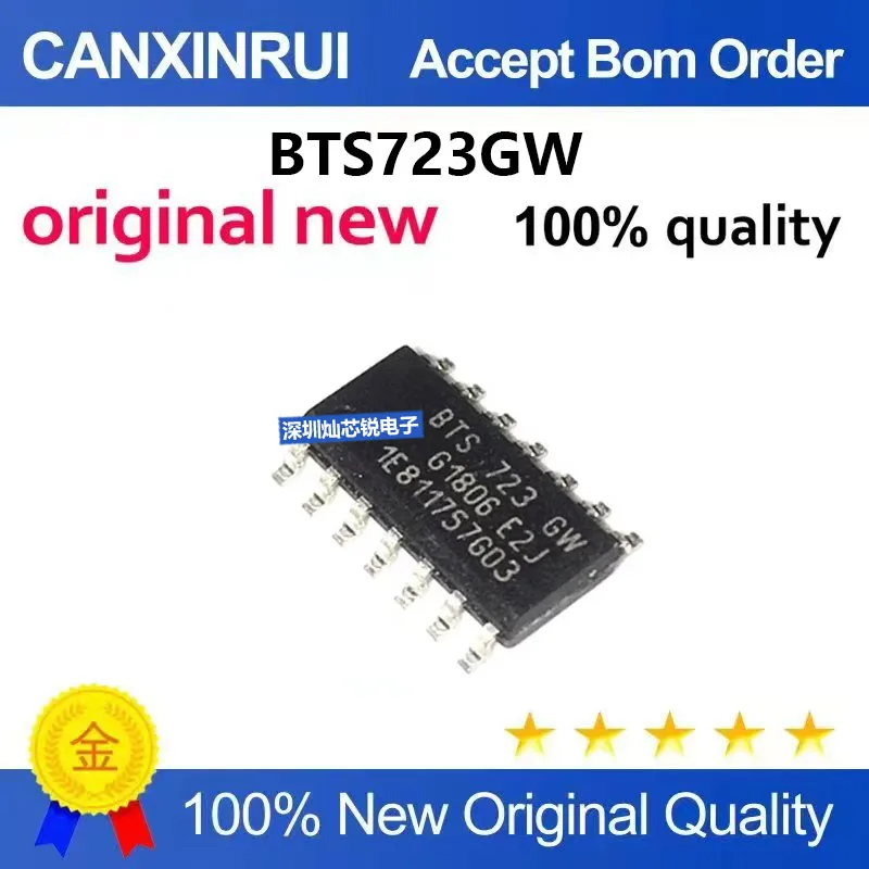(5-100pieces)Brand New Original BTS723 BTS723GW SMD SOP14 Automotive Chip H-Bridge Driver Chip