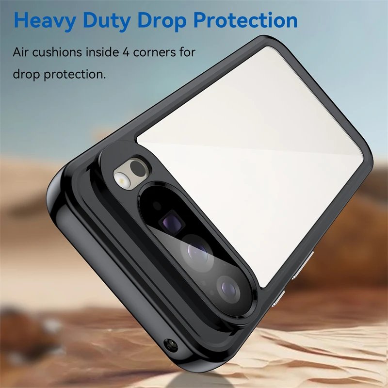 حافظة لهاتف جوجل بيكسل 10 برو XL حافظة فاخرة من السيليكون الشفاف حافظة حماية ممتصة للصدمات من البولي كربونات Pixel 10 Pro XL حافظة هاتف من البولي يوريثان غطاء مقاوم للصدمات #3