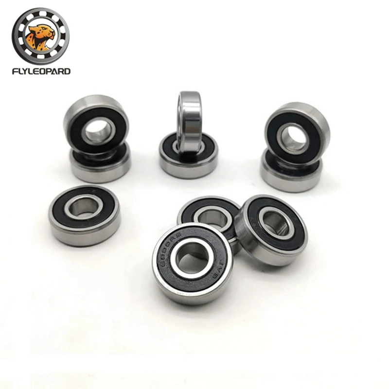 2PCS 6200RS Deep Groove Bearing ABEC-7 10x30x9 mm Ball Bearings 6200-2RS 6200RZ 180200 RZ RS 6200 2RS EMQ Quality