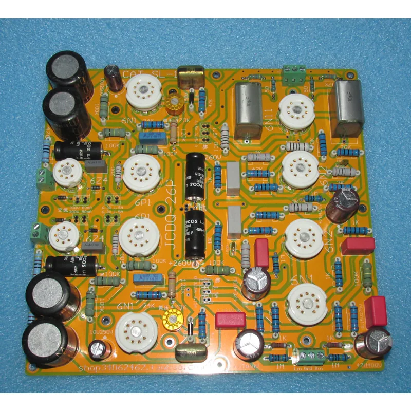 6N1+6N2+6N11 Preamp circuit board JCDQ26P, American Elvis SL-1 preamp simplified version