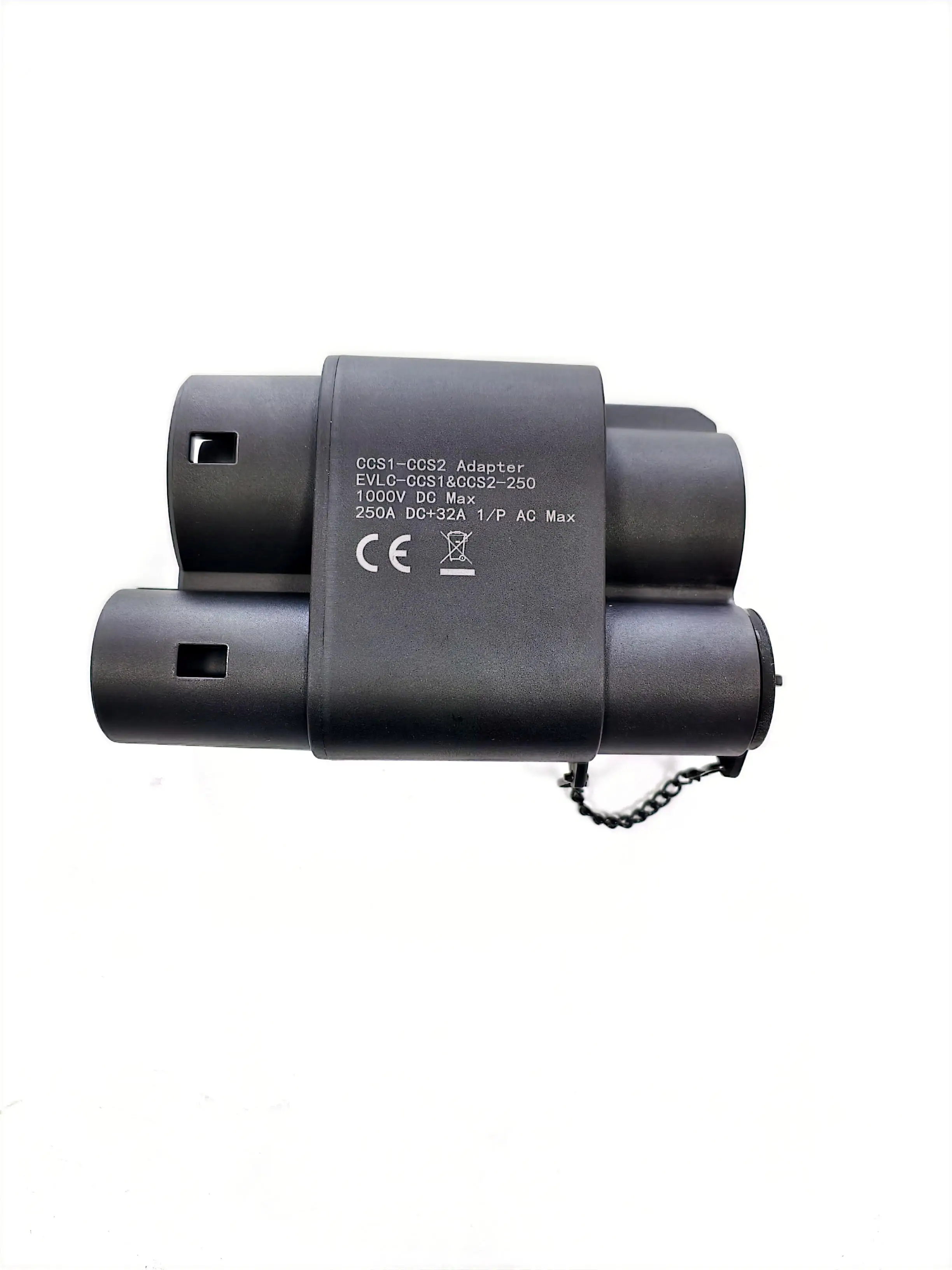 New CCS1 to CCS2 DC+AC Adapter Rated Current 250A DC 1000V IP54 Waterproof EV Fast Charging Connector