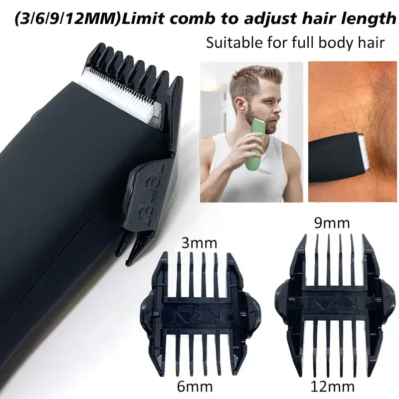 Cortadora de pelo profesional, recortadora de barba recargable, Máquina para cortar cabello, Afeitadora eléctrica para afeitar el cabello corporal,