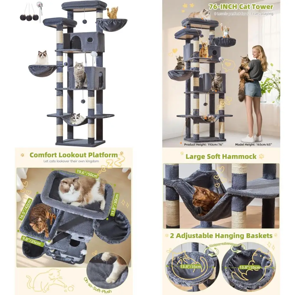 76 Indoor Cat Tree …