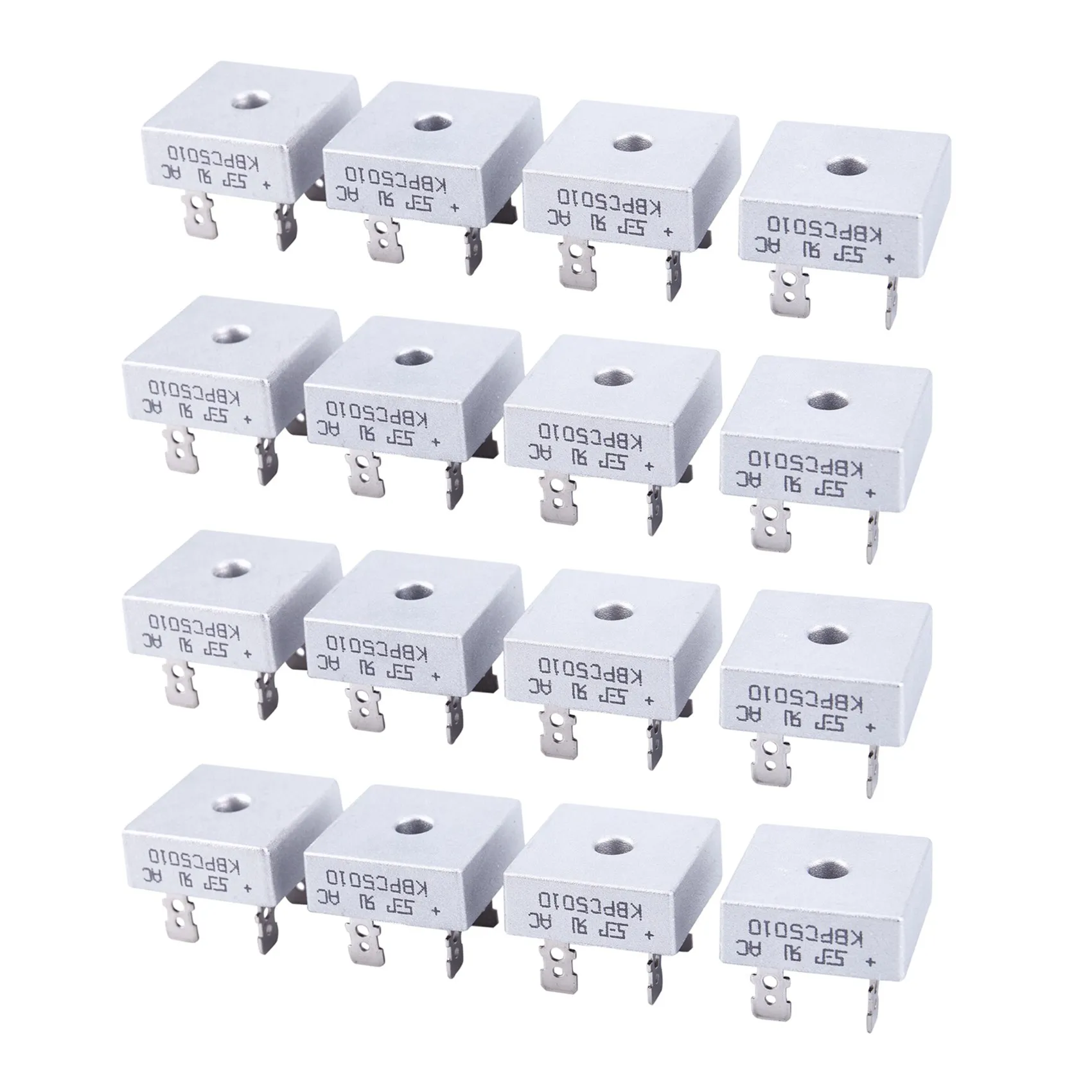 A14M 16X 50A 1000V Metal Case Single Phases Diode Bridge Rectifier KBPC5010