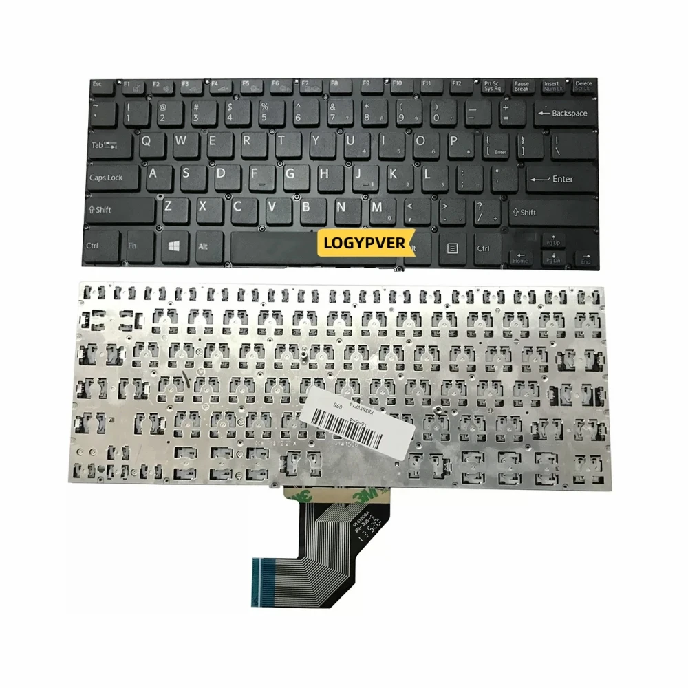 US Laptop Keyboard for SONY SVF14 SVF143A1QT SVF143A2T SVF142C29M SVF142C SVF142 SVF141 SVF142A23T English Black White