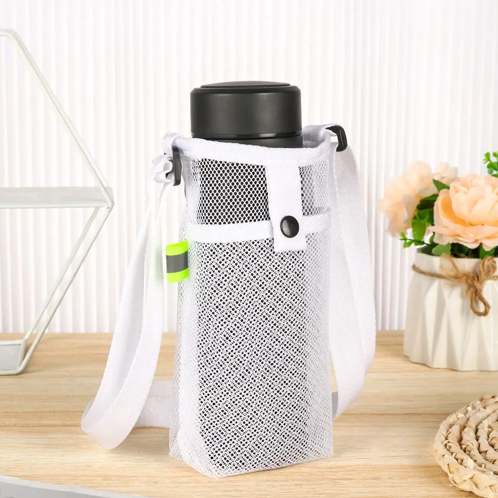 Travel Outdoor With Strap Portable Mobile Phone Bag Sport Water Bottle Cover Cup Sleeve Mesh Cup Pouch