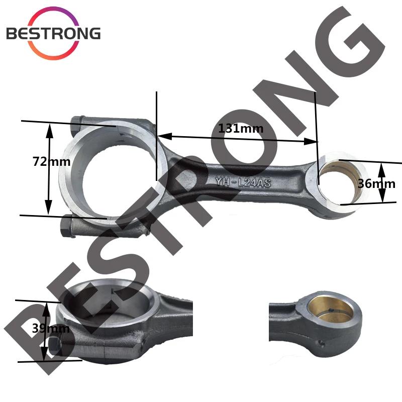 Connecting Rod For CHANGCHAI L24 Water Cooled Diesel Engine Spare Parts