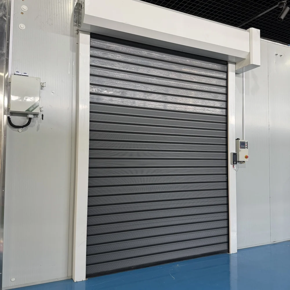 

Customization Automatic Rolling Shutter Door Cold Storage PVC Thermal Insulation Warehouse Anti-Collision Industrial Door