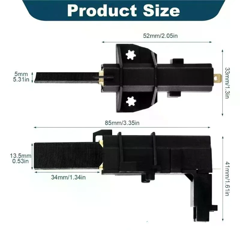 Washing Machine Motor Carbon Brushes For Washing Machine Carbon Brush Power Tool Accessories
