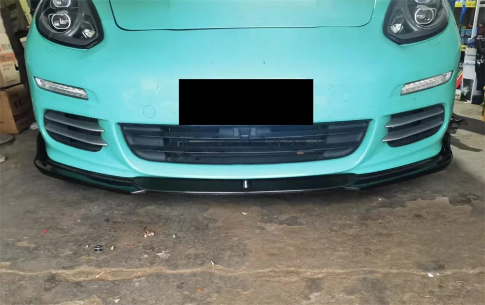 

Used for Porsche Panamera 970.2 Carbon Fiber A-style Car Bumper Lip Front Lip Body Kit