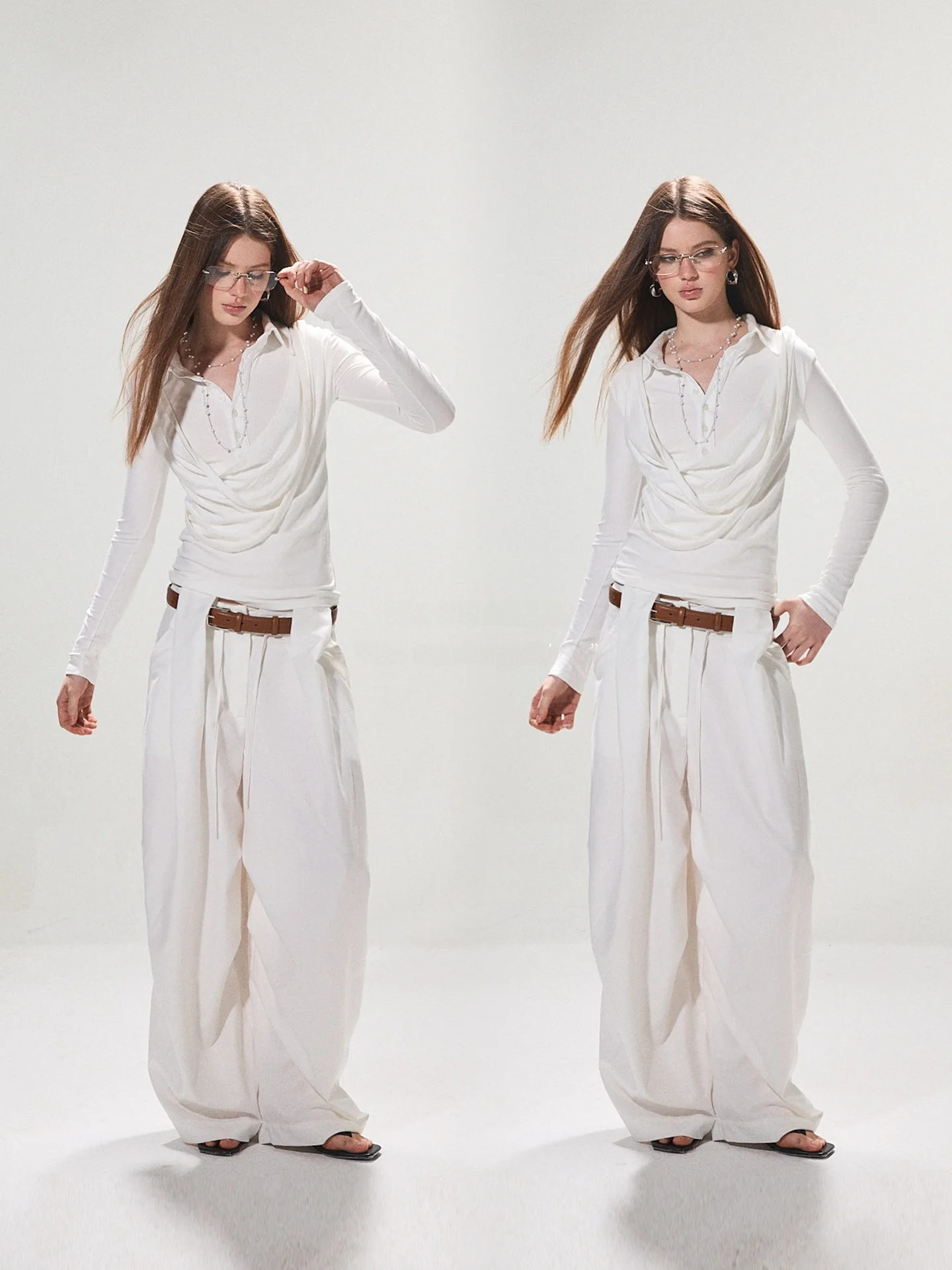 

Женская футболка Masla Long Sve Ne, облегающий топ для внутренней одежды, корейский цветной дизайн, поездка на работу, мода