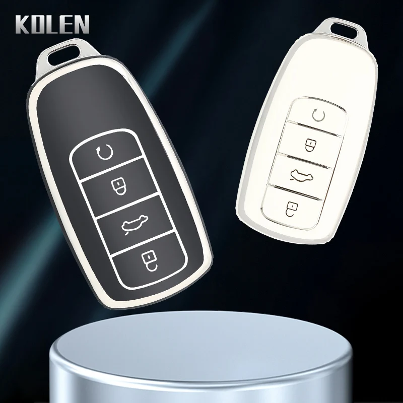 Fashion TPU Car Remote Key Case Cover Shell For Chery Tiggo 8 PLUS 8 Pro 7 Pro Arrizo 5 PLUS 2021 Protected Fob Bag Accessories