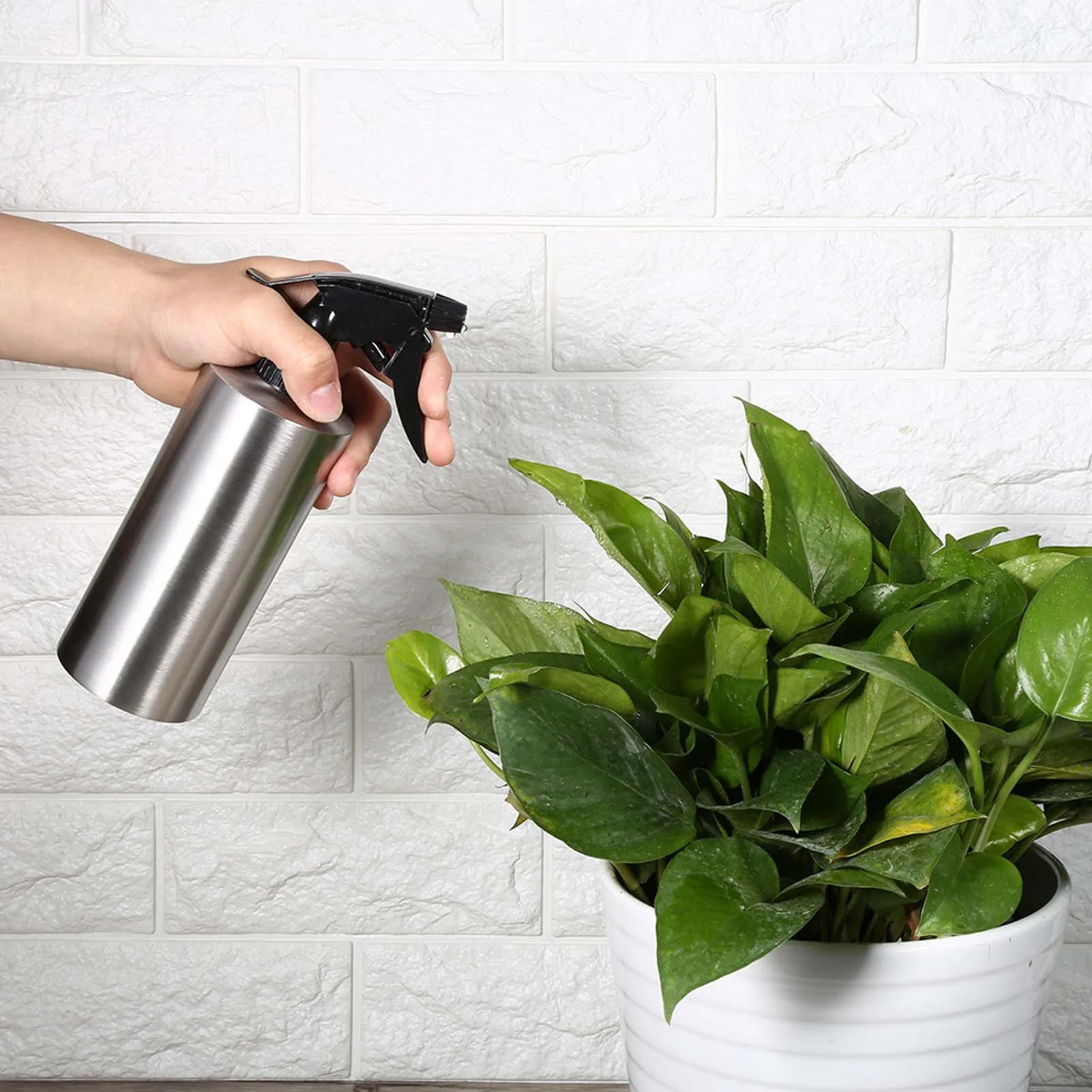 Pump Pressure Plant Watering Pot 304 Stainless Steel Multifunctional Pump Pressure Watering Pot Private Flower Water Cans