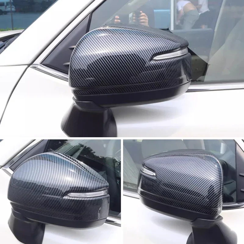 

For Toyota Land Cruiser LC300 2023+ ABS Car rearview mirror protective cover, front center grille strip Exterior accessories