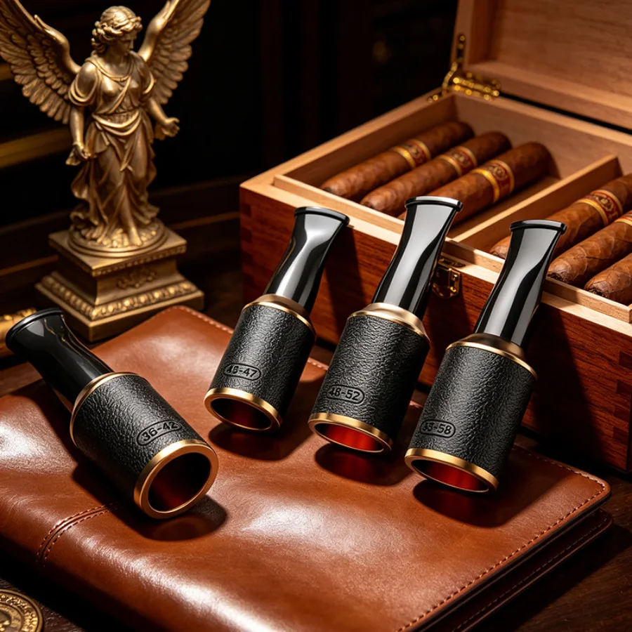 Cigar Mouthpiece, Accessories for Cigar, Cigar Cigarette Holder, Premium Luxury Holiday Gift, Fits 36-58 Ring Gauge Cigars view 4