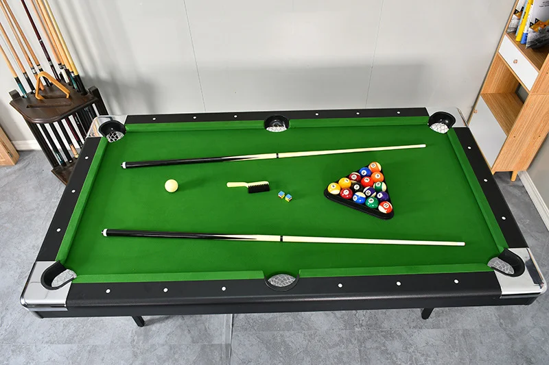 Indoor adult 2.1m 7-foot folding billiard table without installing billiard table pool table.