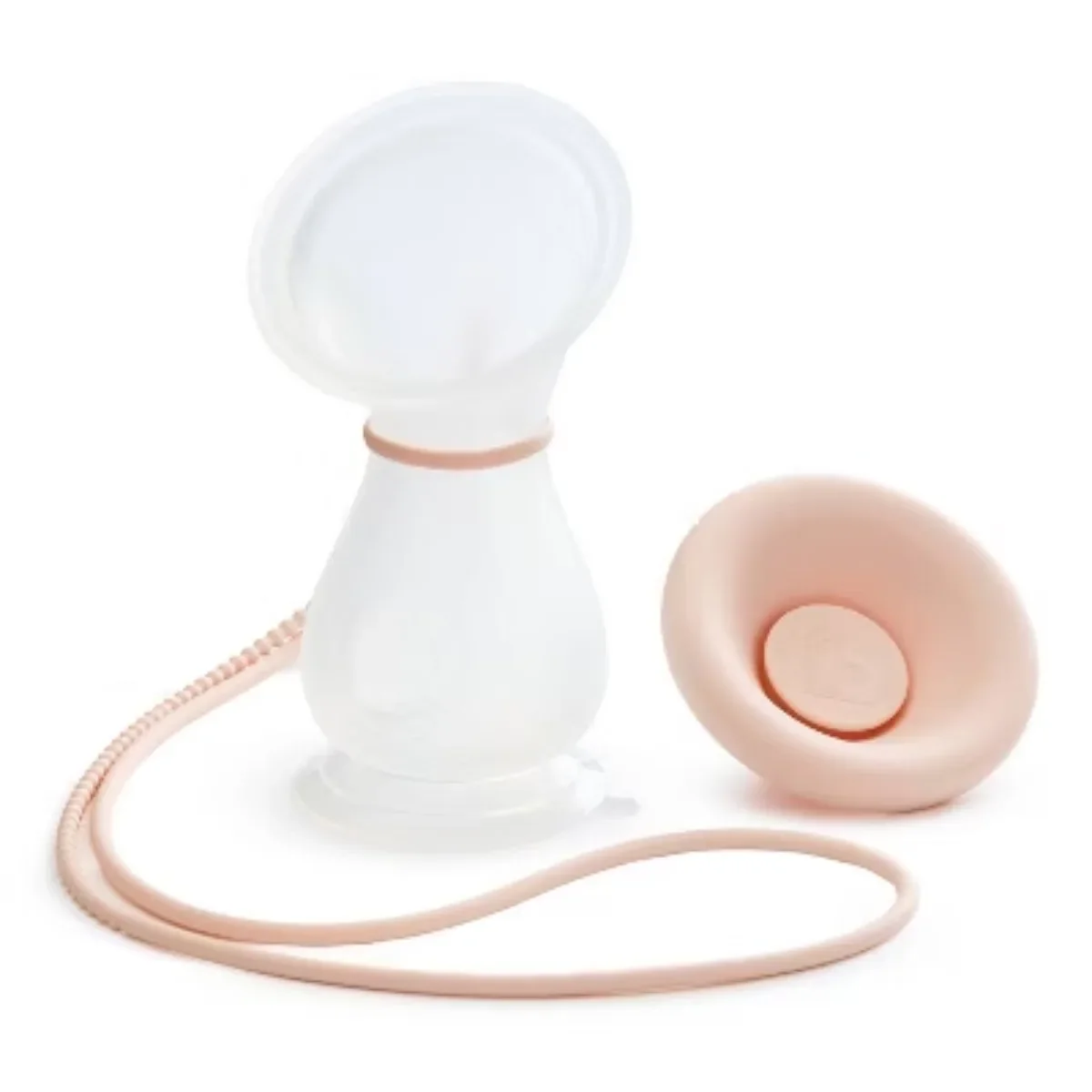 مضخة الثدي اليدوية المصنوعة من السيليكون - 1 أونصة، مضخة الثدي، ملحقات الأطفال، زجاجات الأطفال، الرضاعة الطبيعية