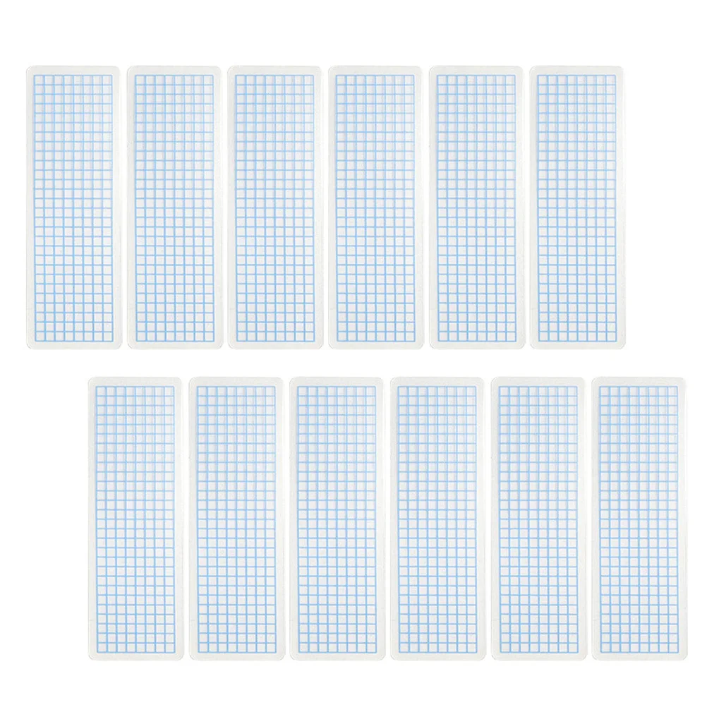 50 個手作り仕切りポータブル和紙テープオーガナイザーボードオフィス学校家庭用テープ収納ディスペンシングサンプルプレート