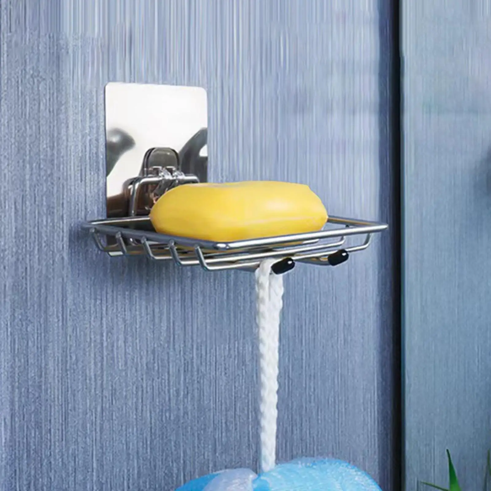 

Мыльница из нержавеющей стали с крючком, настенный держатель для самомыла