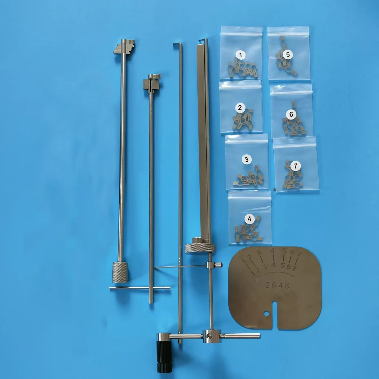 2648 Stainless Steel Flag Shaft Lever Lock Quick Opening Tool Universal Lock P-ick for Locksmiths Lock Opener for ATM Safe Locks