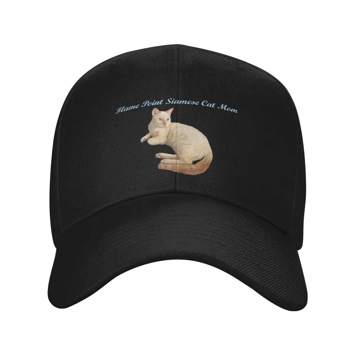 Flame Point Siamese Cat Mom Baseball Cap Beach Bag luxury woman cap custom caps Wild Ball Hat Women's Hats 2025 Men's