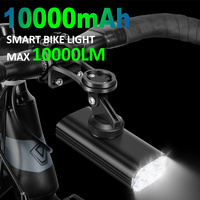 NEWBOLER Smart Bicycle Light Front 10000mAh USB Charging Bike Light Waterproof 10000LM MTB Road Cycling Lamp Bike Accessories
