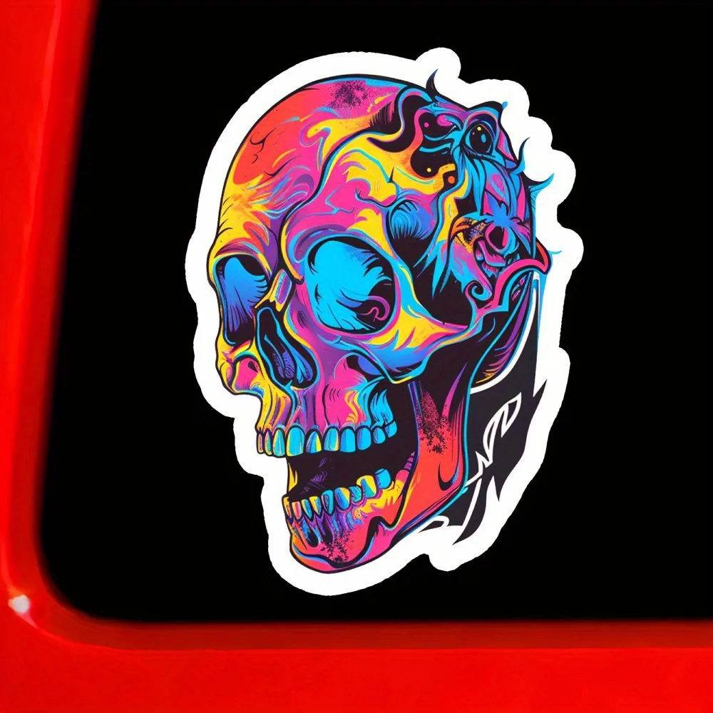 

1 шт., забавная наклейка в готическом стиле, отлично подходит для страниц блокнота, мужских пещер, бутылок с водой и интерьера автомобиля