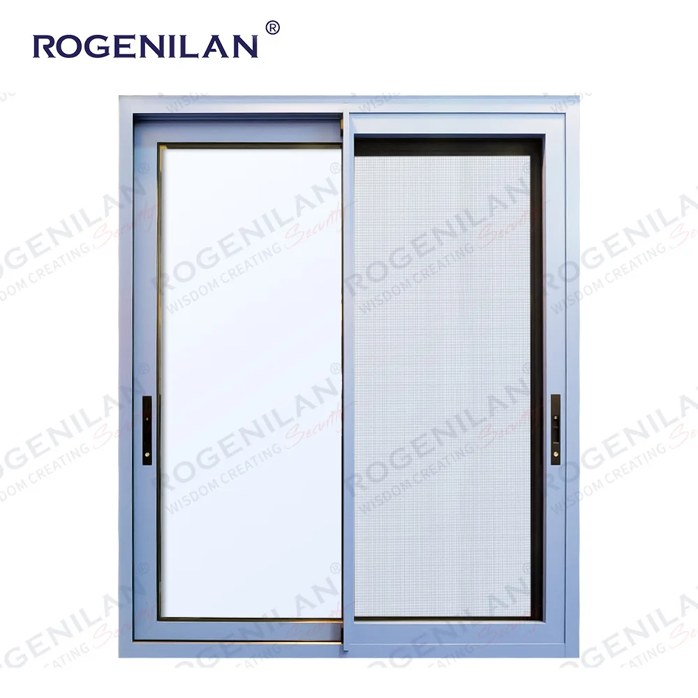 Rogenilan Soundproof Aluminum Sliding Window Manufactur Other Windows and Doors With Slide System for House